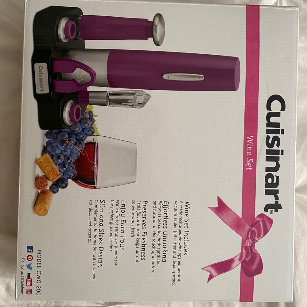 6 Piece ELECTRIC Wine Set OPENER